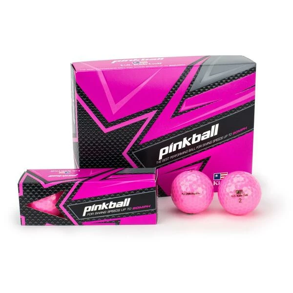 U.S. Kids Golfball 90 Mph Pink (12 Stck.) 3 U.S. Kids Golfball 90 Mph Pink (12 Stck.)