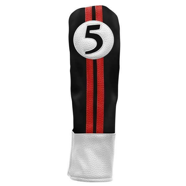 Sahara Retro Golf Headcover Black/Red/White 5 Sahara Retro Golf Headcover Black/Red/White – Bild 3