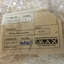 Spare Wheel For Nano Nano /Pro Golf Trolley Big Max -Garmin-Shop p2200 10100423 spare wheel for nano nano pro golf trolley big max2