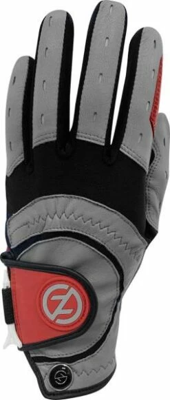 Zero Friction Xtreme Cabretta Handschuh Herren LH - Rot/Grau/Schw.