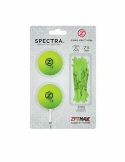 Zero Friction Spectra Two Ball-tee Pack, Grün
