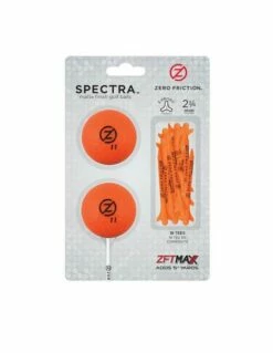 Zero Friction Spectra Two Ball-tee Pack, Orange