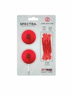 Zero Friction Spectra Two Ball-tee Pack, Rot